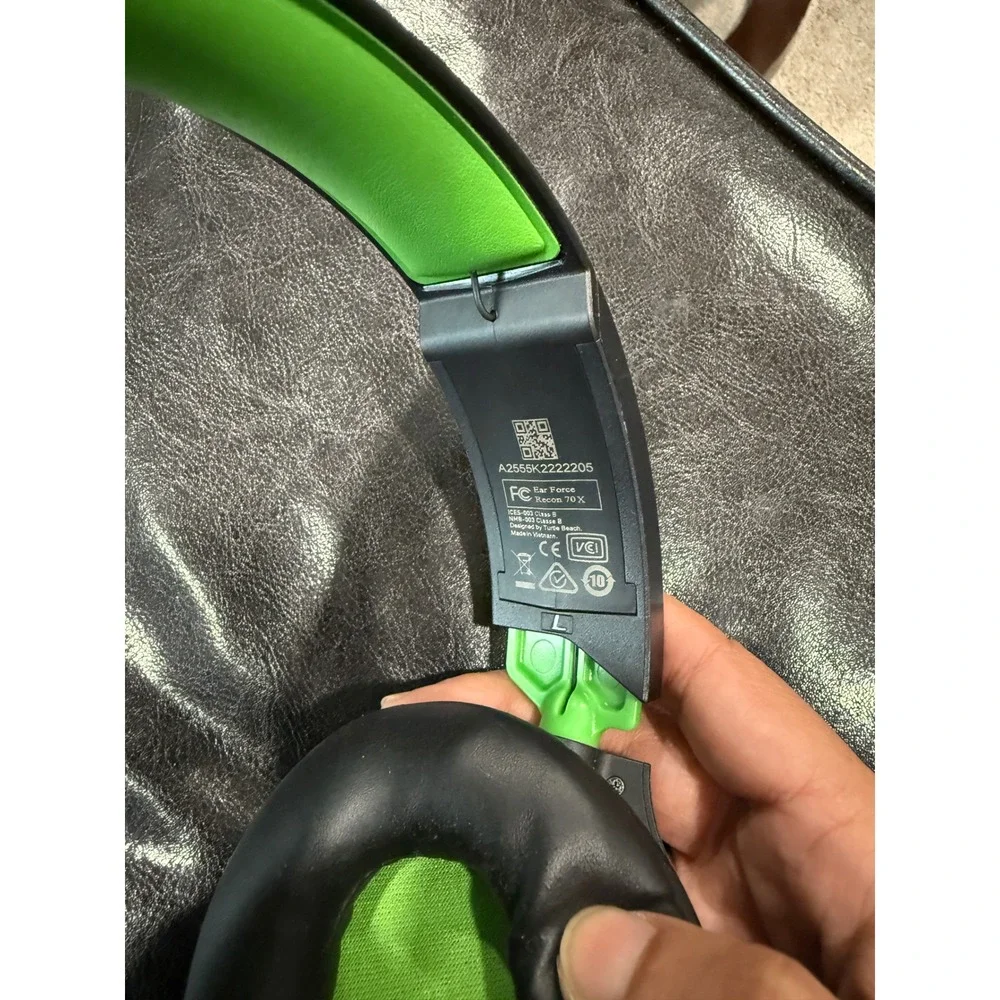 Turtle Beach Recon 50P Gaming Headset Black Green Wired‎ Microphone Xbox PS4